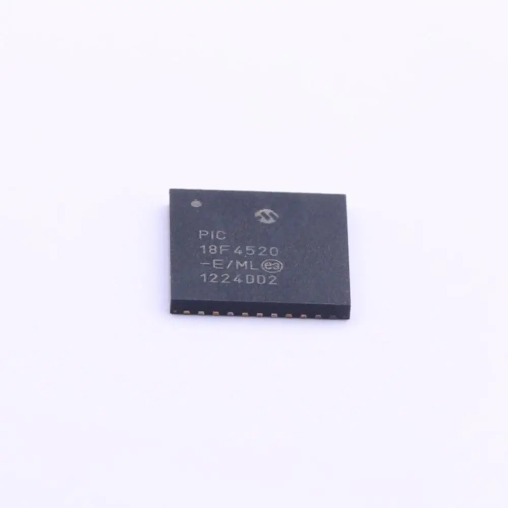 MCU 8-bit PIC18 PIC RISC 32KB Flash 5V 44-Pin QFN EP Tube - Rail/Tube   PIC18F4520-E/ML