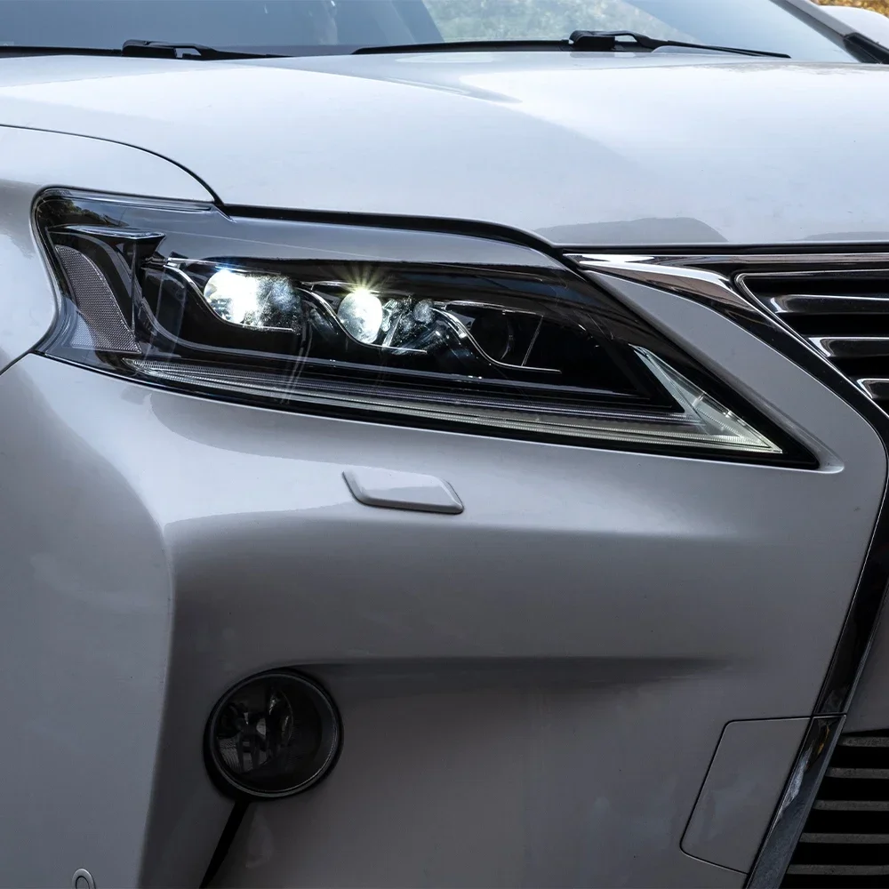 

Автоматическая фара для Lexus RX200T RX270 RX300 RX330 2012-2015, светодиодная передняя фара автомобиля в сборе, обновленная три линзы проектора, аксессуары