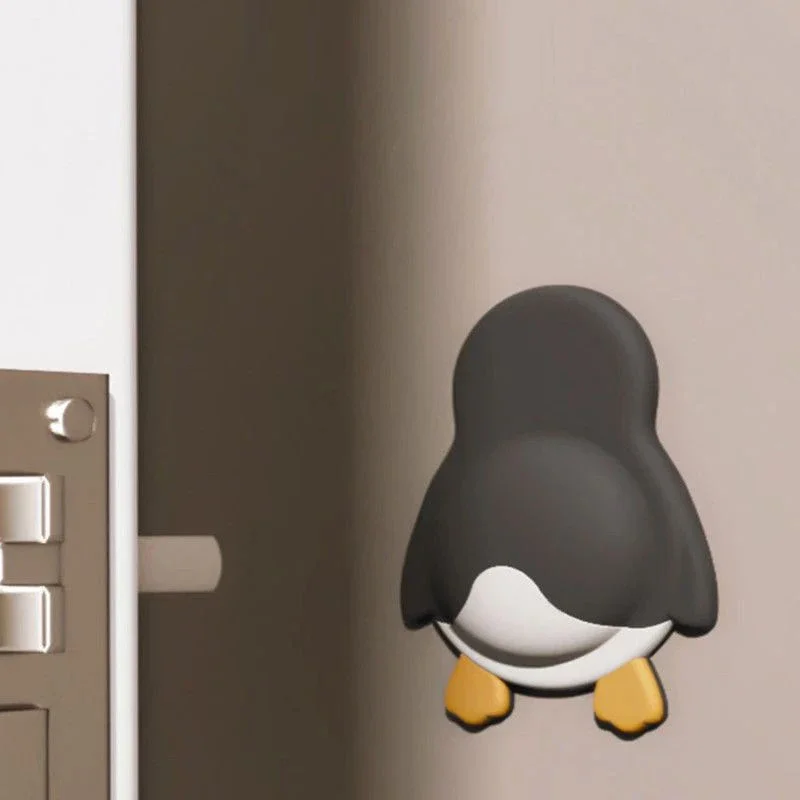 Cute Pet Soft Rubber Door Sticker Anti-collision Pad Anti-collision Artifact Refrigerator Door Back Wall Sticker