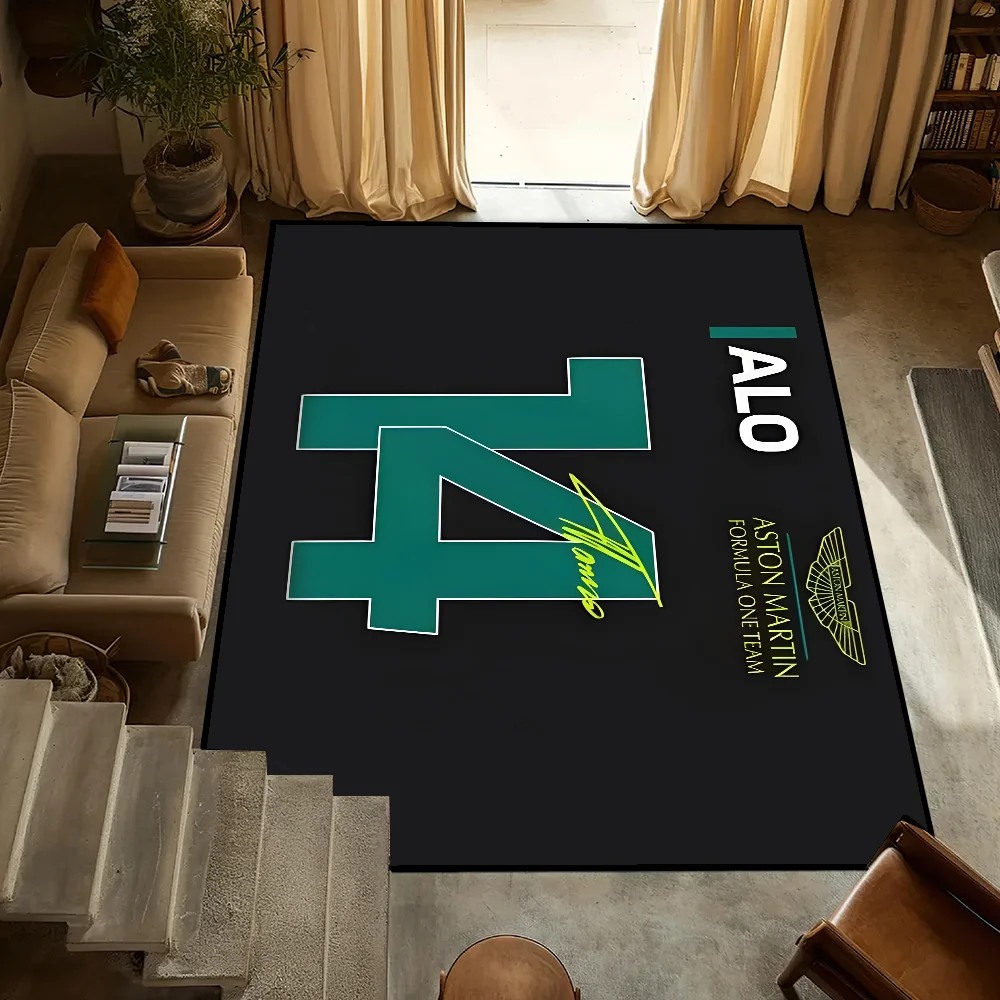 

F1 Spain F-Fernando A-Alonso carpet Bedside Kitchen Bath Living Home House Bedroom Floor Mat Doormat Large Carpet Rug Decoration