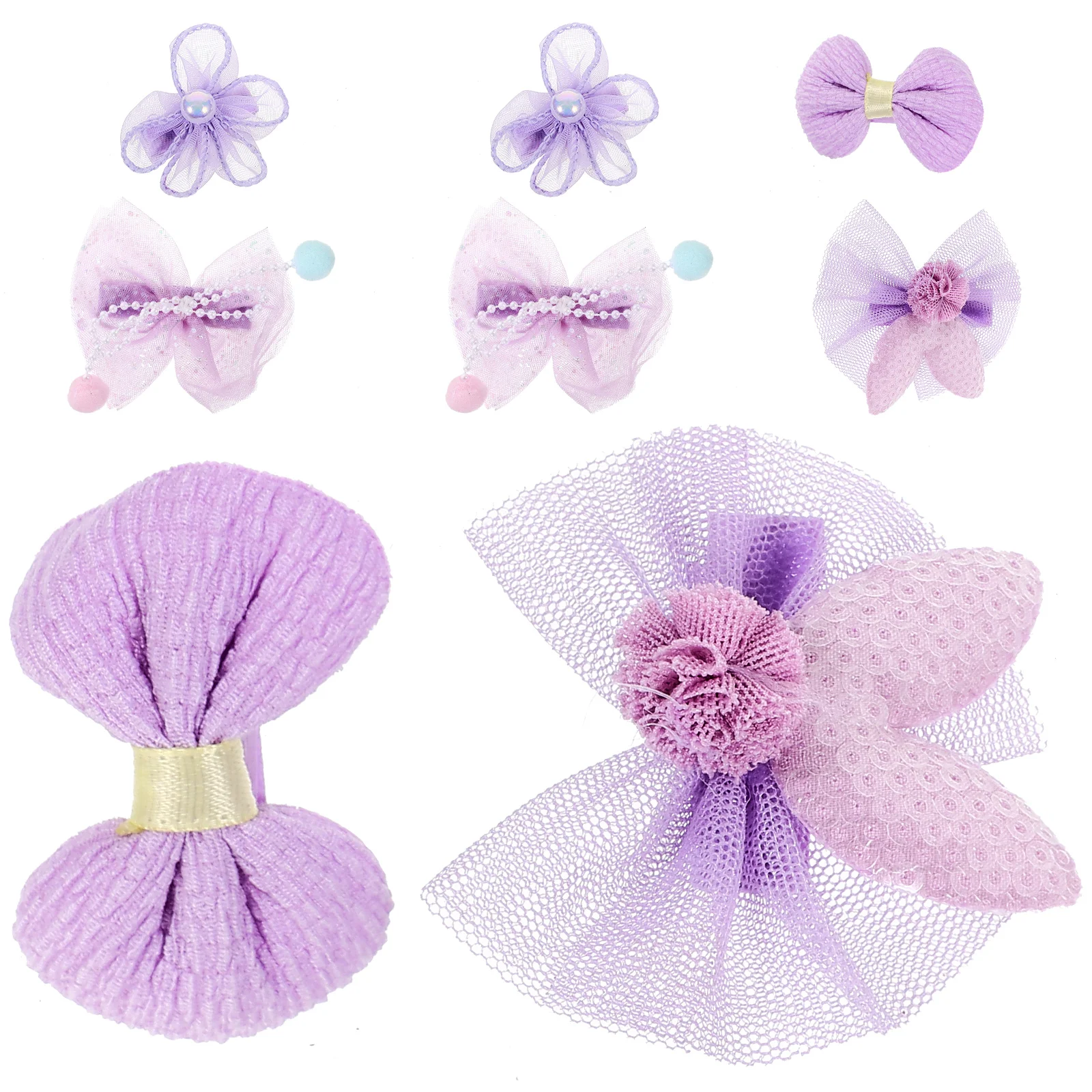 

8 Pcs Rabbit Ears Hairpin Clips Accessory for Girls s Accessories Barrette Soft