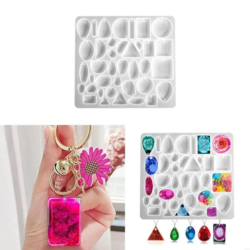 195C Silicone Mold for Resin Epoxy Jewelry Making,DIY Earrings Mold