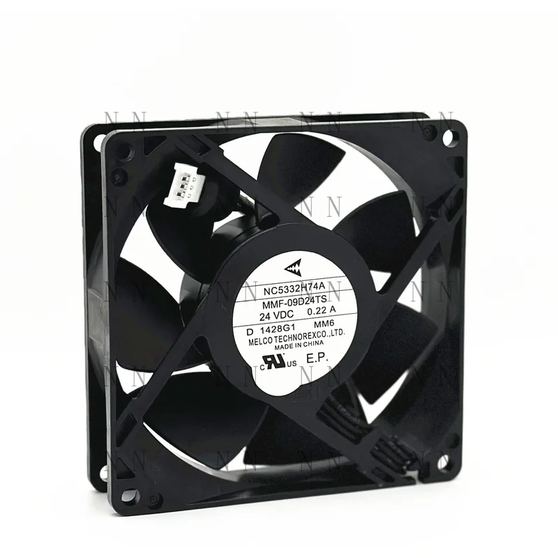 GGT   FOR Mitsubishi NC5332H74A MMF-09D24TS-MM6 24V 0.22A 9025 3-PIN Yaskawa Inverter Fan