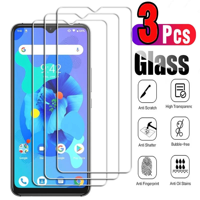 3PCS For UMIDIGI A11 Pro Max A11s Bison 2021 X10 Pro Power 5 5S A7 A7S A9 S5 A5 F1 Play F2 Tempered Glass Protective Screen Film