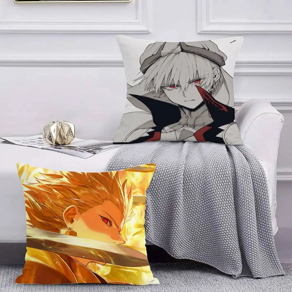 G-Gilgamesh F-Fate G-Grand O-Order Pillow Case for Sofa Living Room Home office Decor Protective Cover