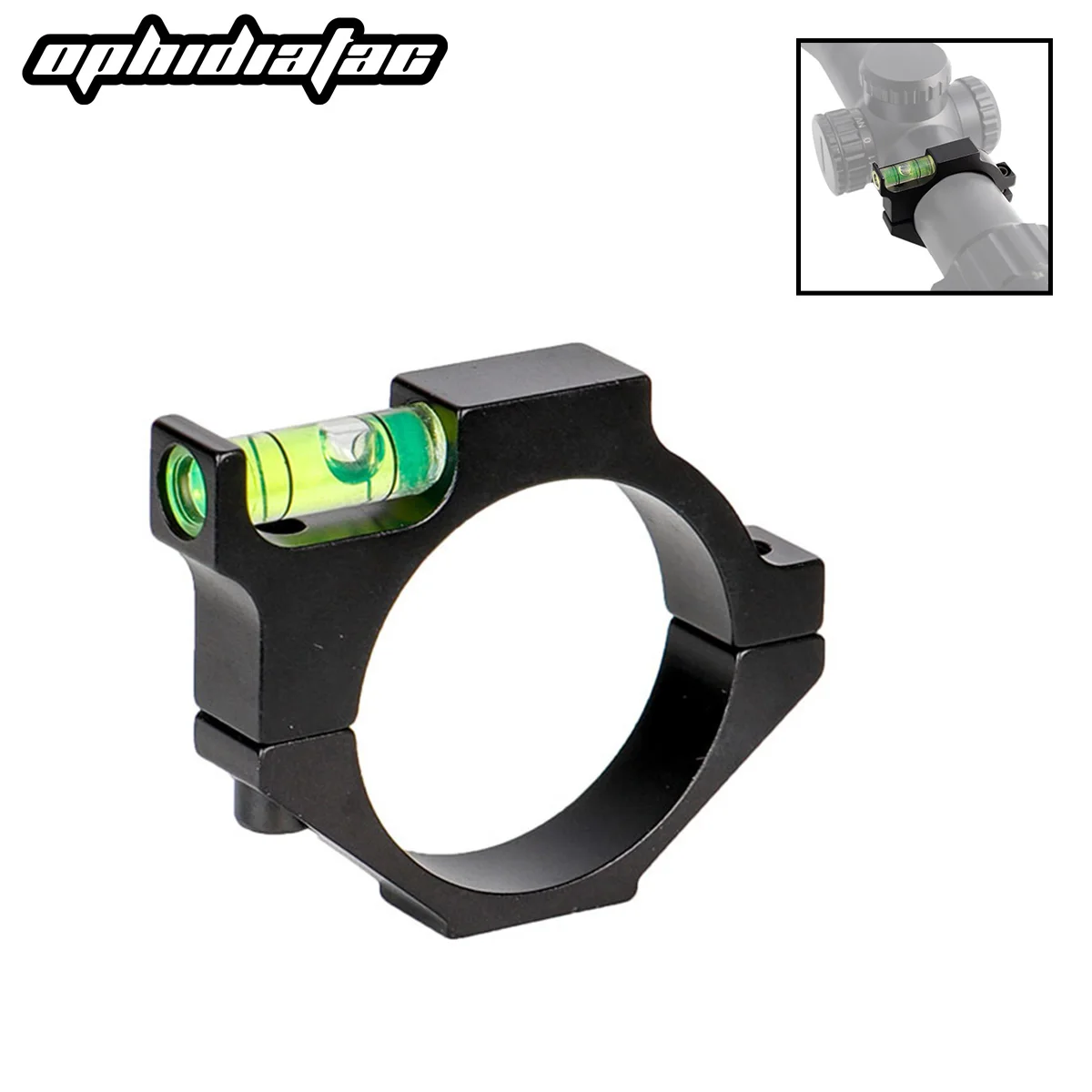Level tube clamp ring 25.4/30/34 mm bubble level clamp on the side of the scope level bracket
