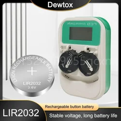 3.6V LIR2032 ML2032 CR2032 2032 Lithium Rechargeable Battery With Charger Adapter For Watch Computer Toys Calculator Button Cell