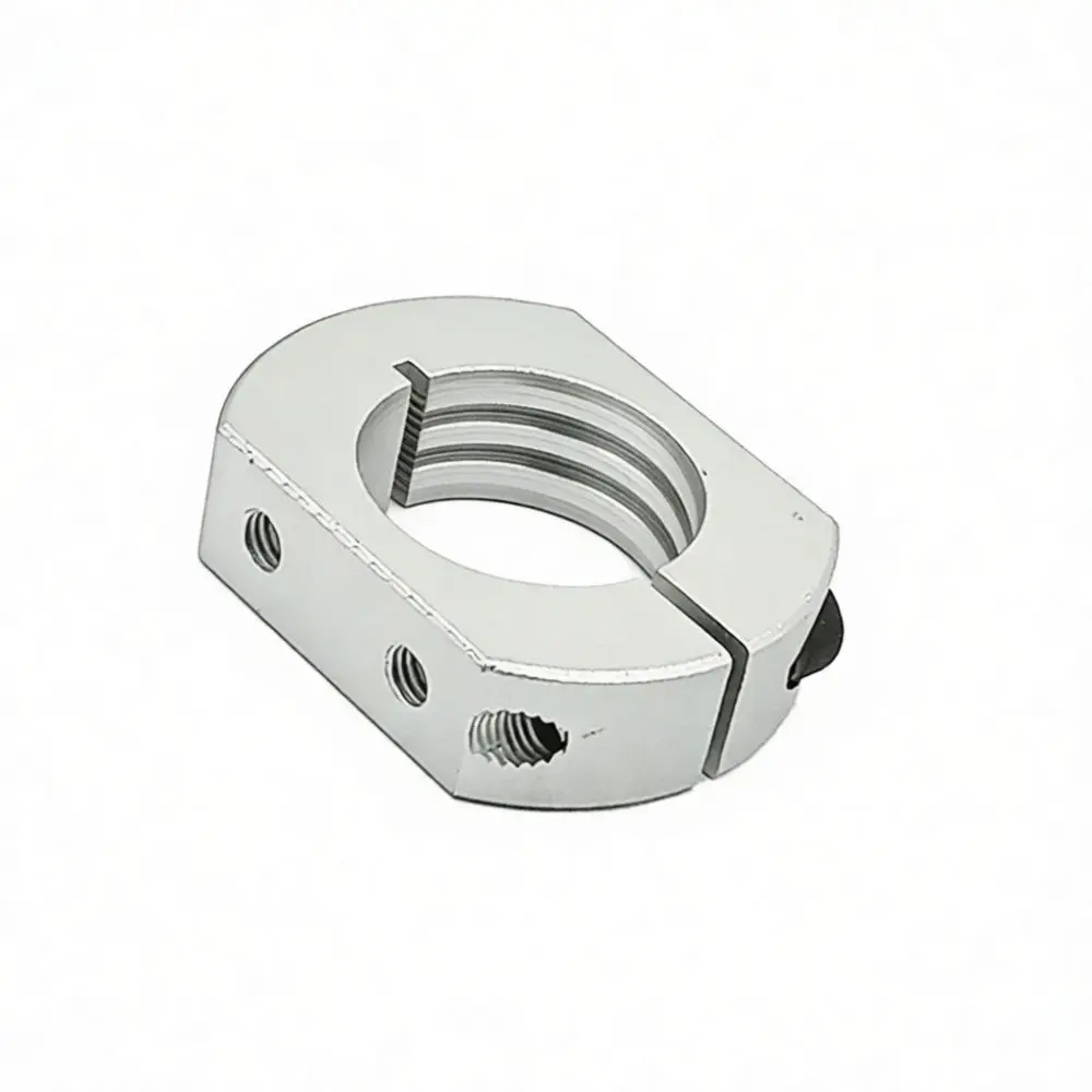 Double Sided Cut Fixing Ring Side Hole Clamping Collar Industrial Metal Processing Component High Precision Mechanical Parts