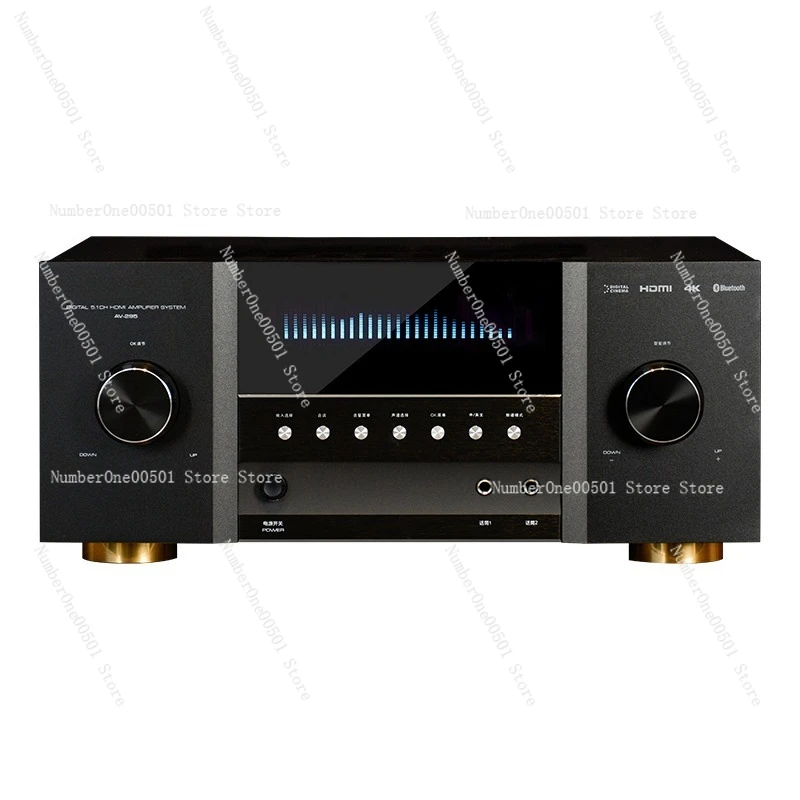 

AV295 Home Theater Amplifier 5.1 High Power Amplifier 4K HD HDMI Bluetooth USB
