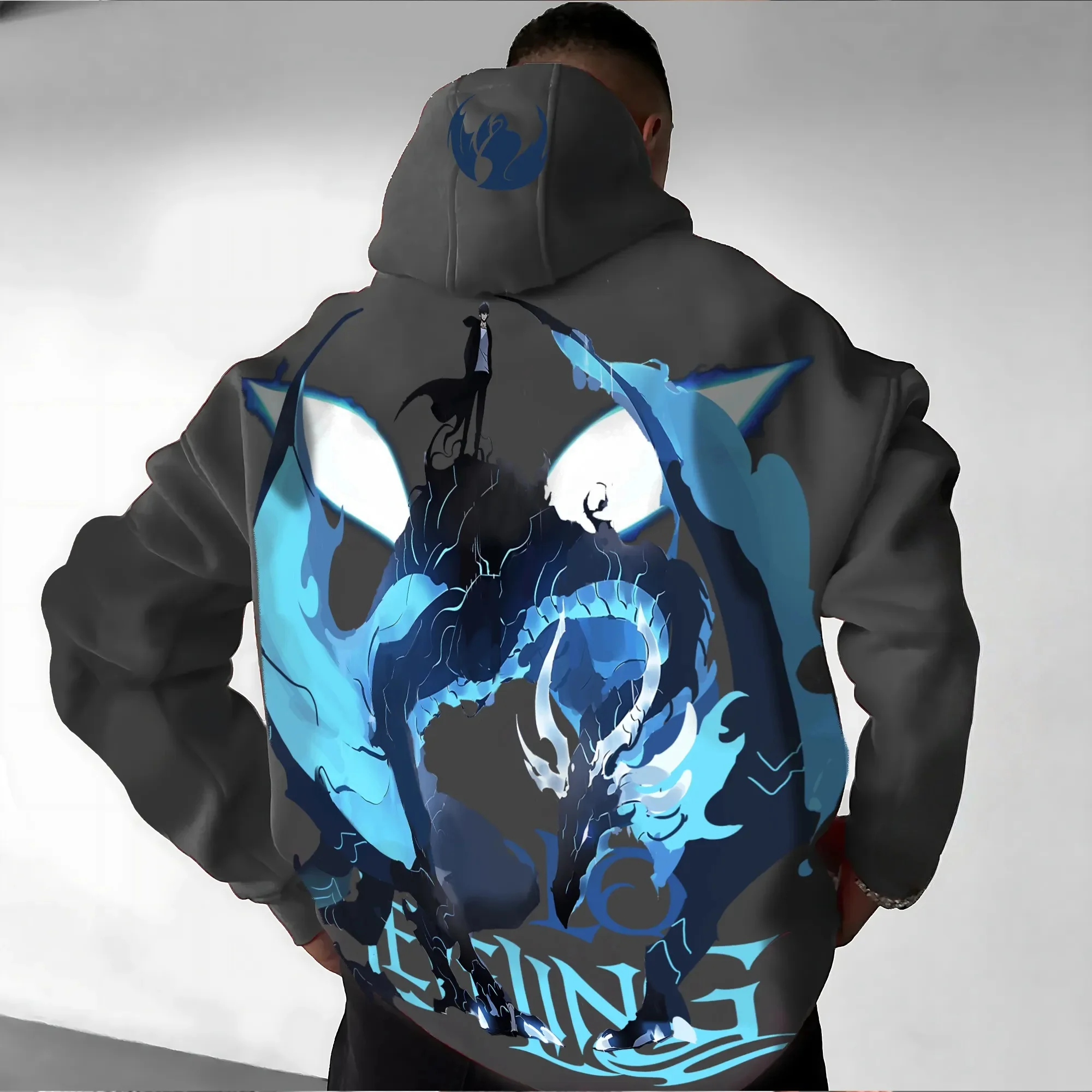 

Толстовка с капюшоном Shadow Dragon Monarch, Толстовка, Товары в стиле аниме, Коллекционная деталь, Японский стиль,Urban Trend, Большой крой, Мужчины, Подарок фанату