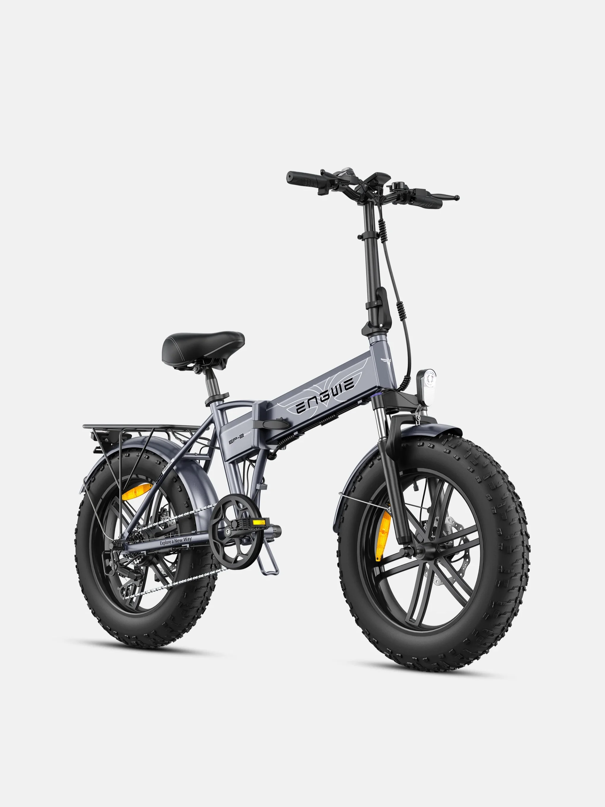 AliExpress NONE ENGWE EP-2 Boost Folding Electric Bike 20''* 4'' Off-Road Tires, 48V 13Ah Removable Battery, Range 120 km, 250W Motor E-Bike