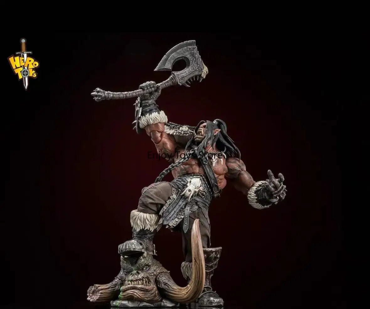 بقعة: ألعاب البطل "نشيد المعركة القبلية" Chieftain Horde Father (Grommash Hellscream)، Orc Warrior 1:10 نموذج لجسم قابل للوضع