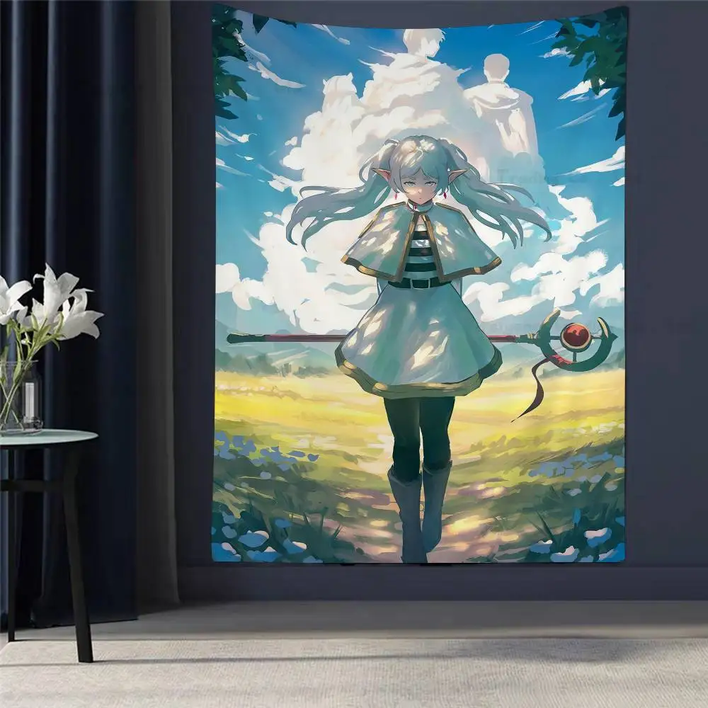 

Anime Frieren DIY Wall Tapestry For Living Room Home Dorm Decor Wall Art Decor