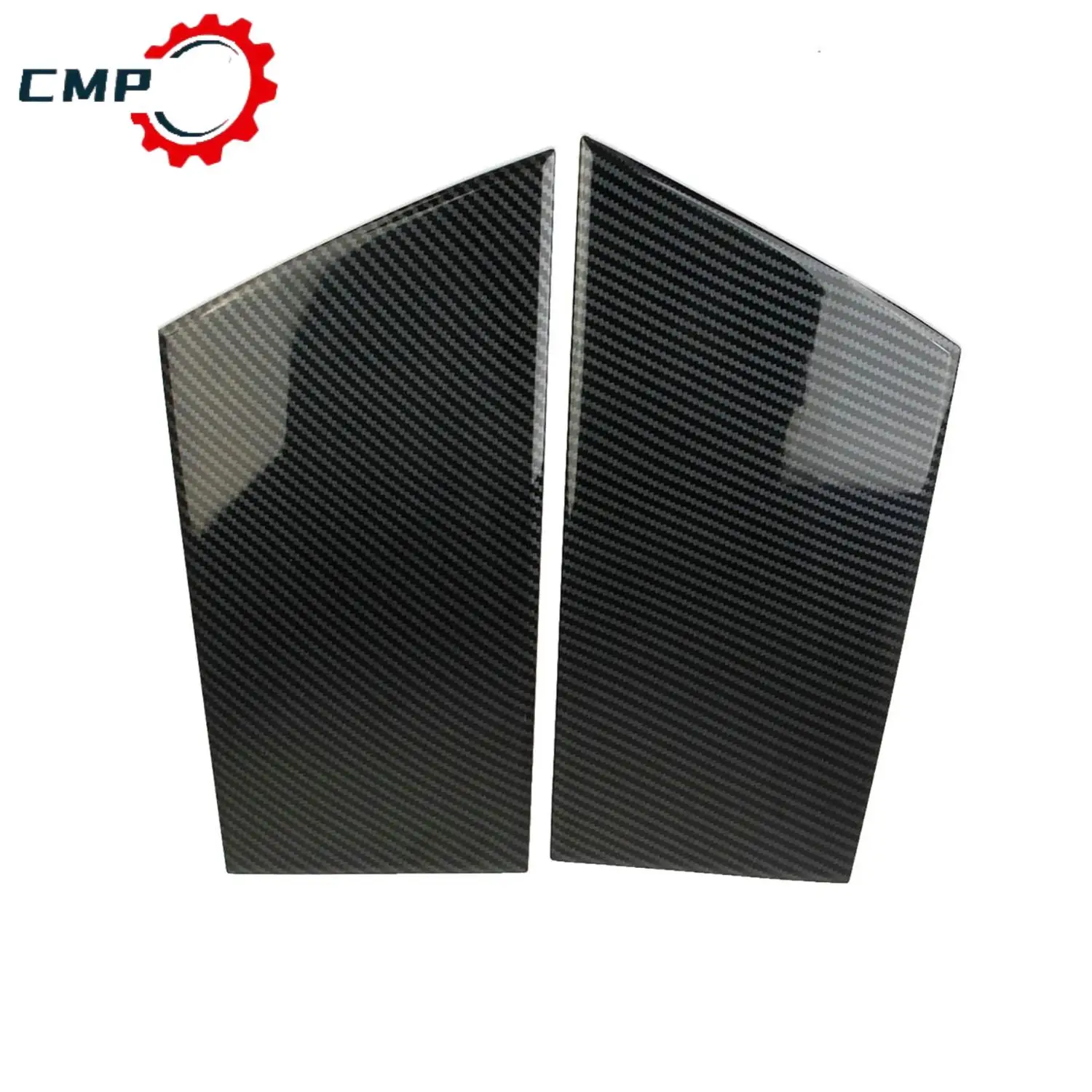 

2Pcs 370Z 2009-2020 Carbon Fiber Exterior Car Window Pillar Trim Cover For Nissan Car Window Decoration Accessories