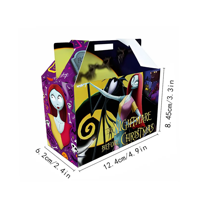 The Nightmare Before Christmas Candy Box Paper Chocolate Favor Gift Box Packaging Bag Wedding children Birthday Party Decoration