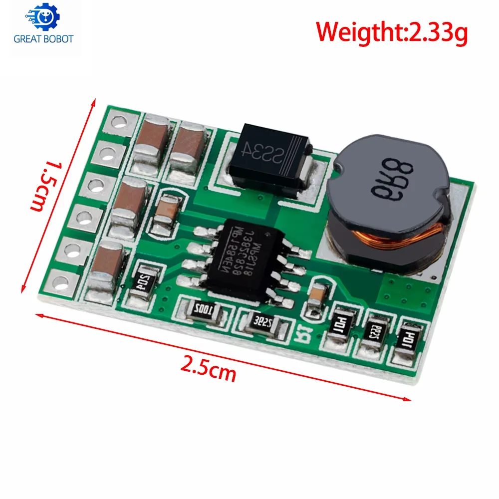 BS 3.5A DC-DC Converter Module Buck Step-Down Voltage Regulator Board 4.5V-27V to 3V 3.3V 3.7V 5V 6V 7.5 9V 12V DD2712sa