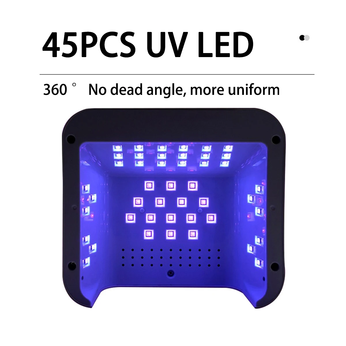 Manicure 268W UV LED Nail Dryer 4 Timers Curing Lamp Professional Nail Light for Salon and Home