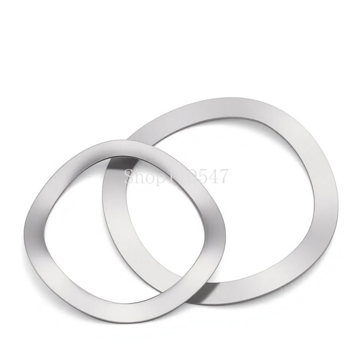 M3 M4 M5 M6 M8 M10 M12 M16 M19 M23M51 Wavy Spring Crinkle Washers 304 Stainless Steel 35 Wave Crest Type Gasket Spring Washer