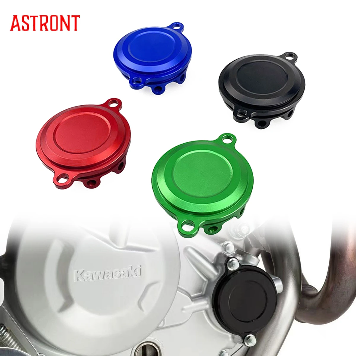 

Motorcycle Oil Filter Cover for Kawasaki KLX230 Aluminum Alloy Oil Filter Covers Modification Accessory