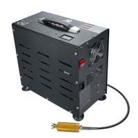 TUDIVING-4500Psi Diving Compressor,800W Dual-Cylinder PCP Air Compressor,High Pressure Compressor for Fill a 2L Diving Tank
