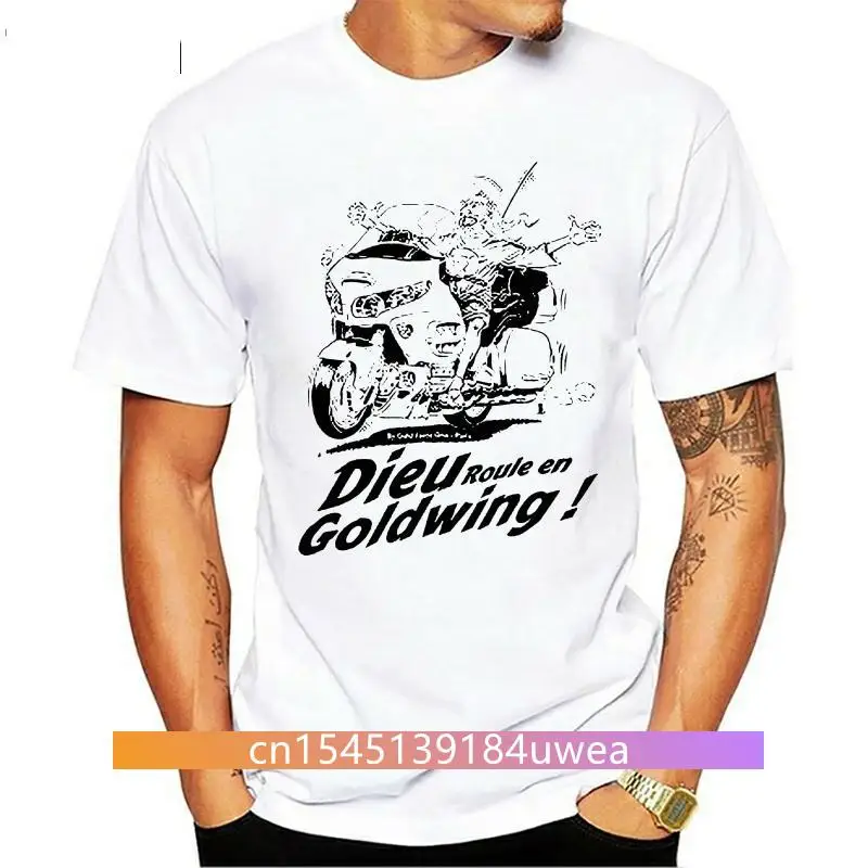 

En Goldwing Racing White Tee T Shirt Classic Fashion Dieu Roule