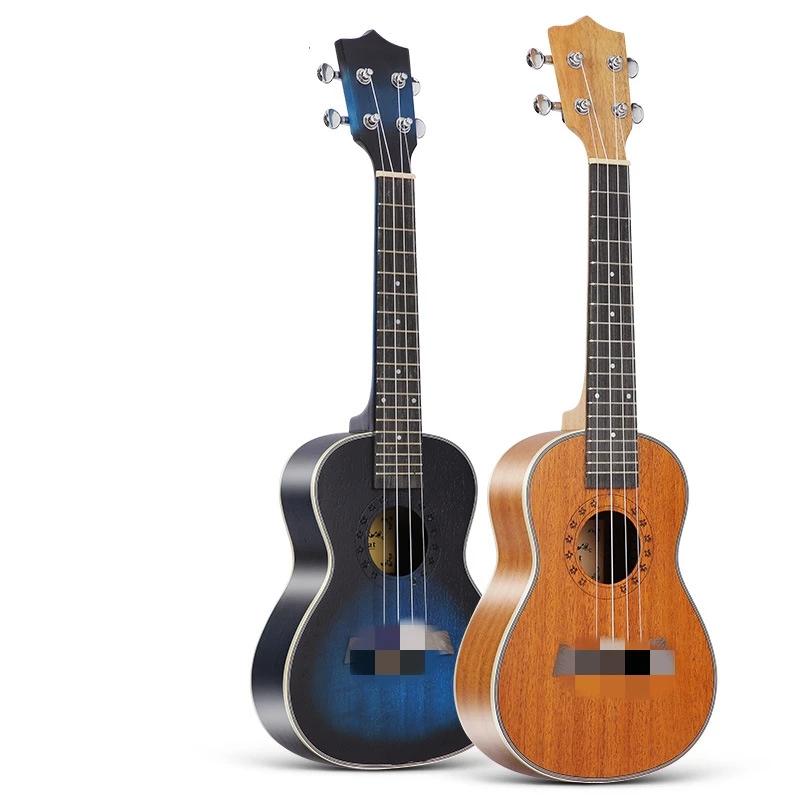 Concert Ukulele Acoustic Mini Guitar With Binding Edge 23 Inch 4 String Musical Instrument For Music Learner Hobby Player