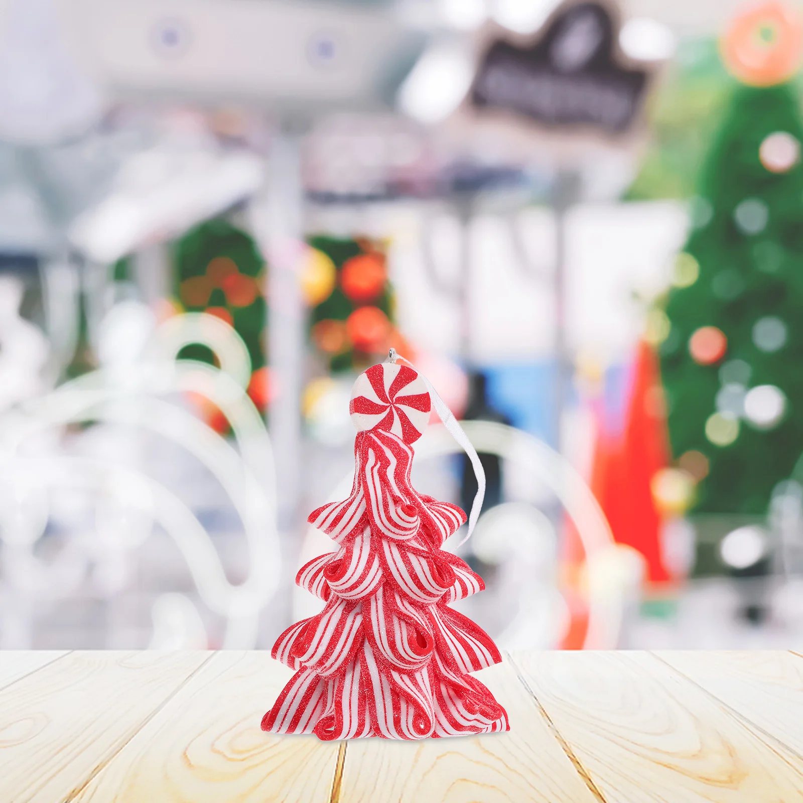 

Clay Christmas Tree Pendant Lightweight Xmas Ornament Christmas Tree Hanging Decoration Rustic Holiday Party Scene