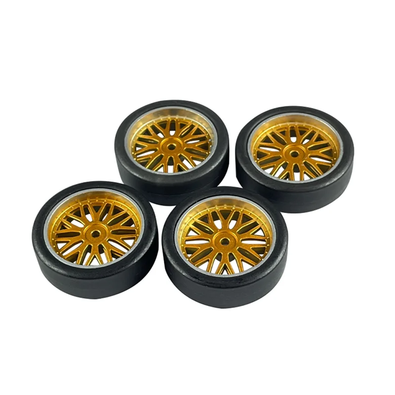 Roda de pneu Drift para RC Car, LDRC AE86 1/18, Peças de atualização, Acessórios, 32mm, 4pcs