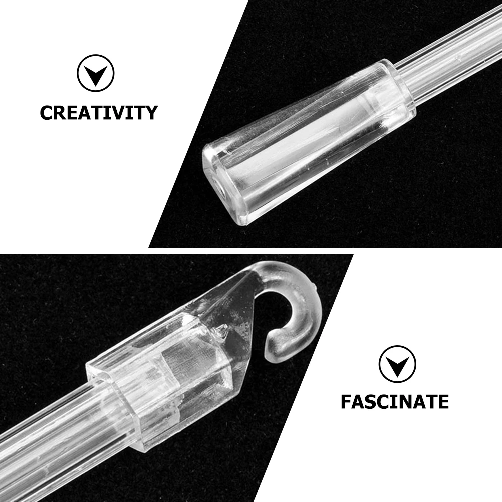 

Premium Hook Handle for Vertical Blinds Replacement Parts Sturdy Lightweight Smooth Surface Easy Operation Blind Rod Connection