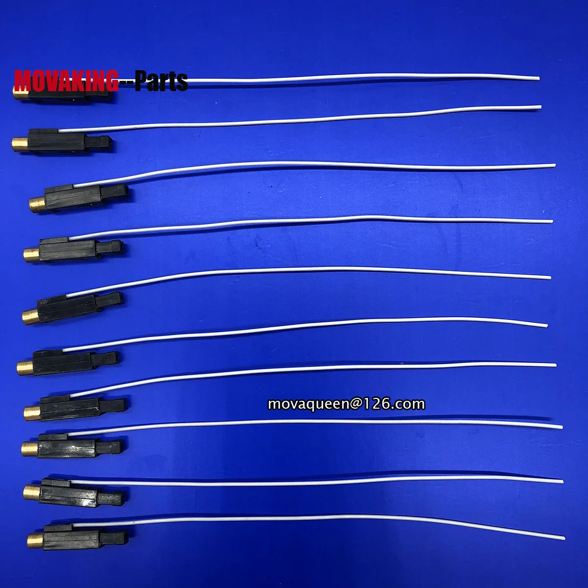 10Pcs Spary Gun Lighter Accessories Copper Cap Wire Length 17.5Cm 3.5*0.55*0.62Cm Piezoelement Spark Piezo Igniter