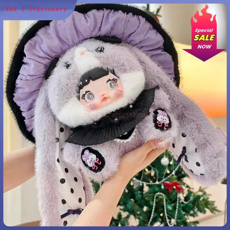 

Nommi 400% V2 Mushroom Hat Mystery Blind Box Collectible Plush Doll Cute Desk Decor Gift For Girls Collectors Christmas Birthday