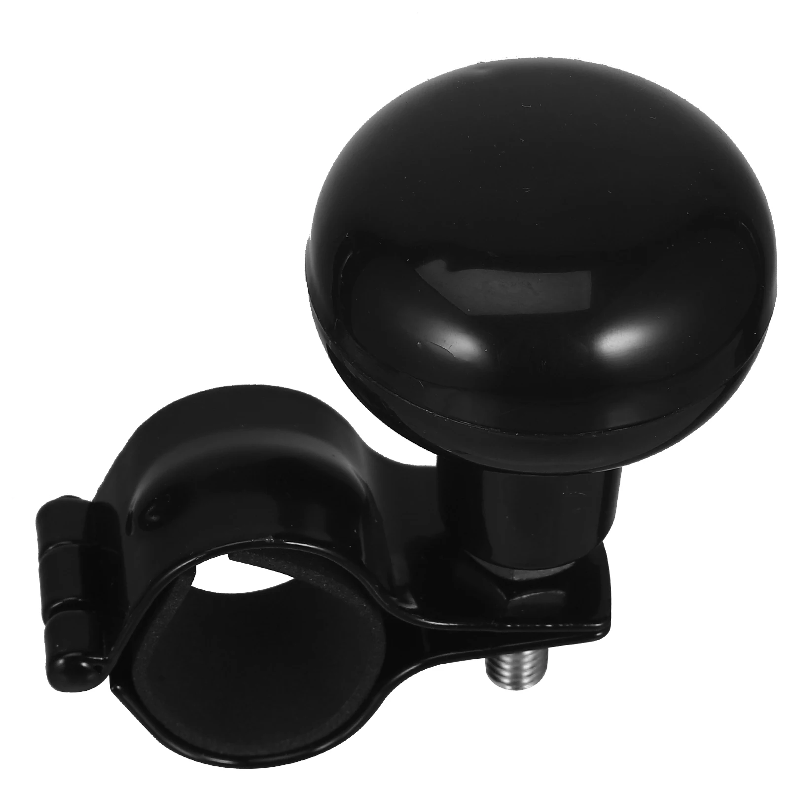 

360° Rotating Power Steering Wheel Ball For Car Vehicle No Tools Durable Car Steering Knob Black