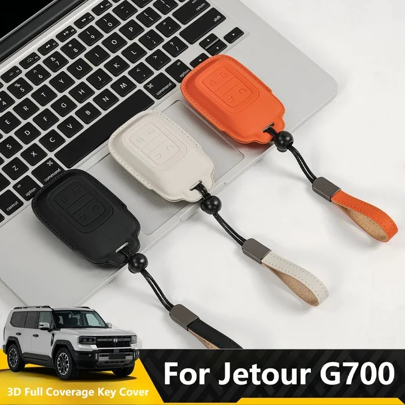 For Jetour G700 2025 2026 Full Package Key Cover Protective Case With Keychain Auto Accessories