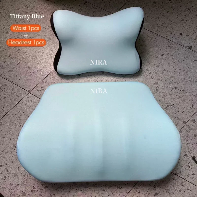

Автомобильный подголовник из пены с эффектом памяти, поясничная подушка, подушка для спины, поясничная подушка, автомобильная удобная подушка для шеи, автомобильные общие аксессуары