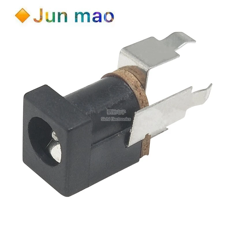 5Pcs Dc Power Socket Dc-014 Center Pin 2.0/2.1 Pin Type Stopcontact Schakelaar Dc014