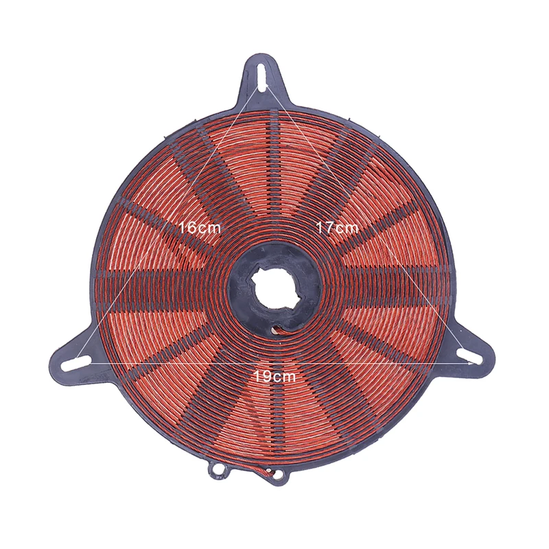 Induction Cooker Coil Cooking Component Heating 1500-2000W Universal Panel Copper Plated Coils Safe Professional Kitchen Part