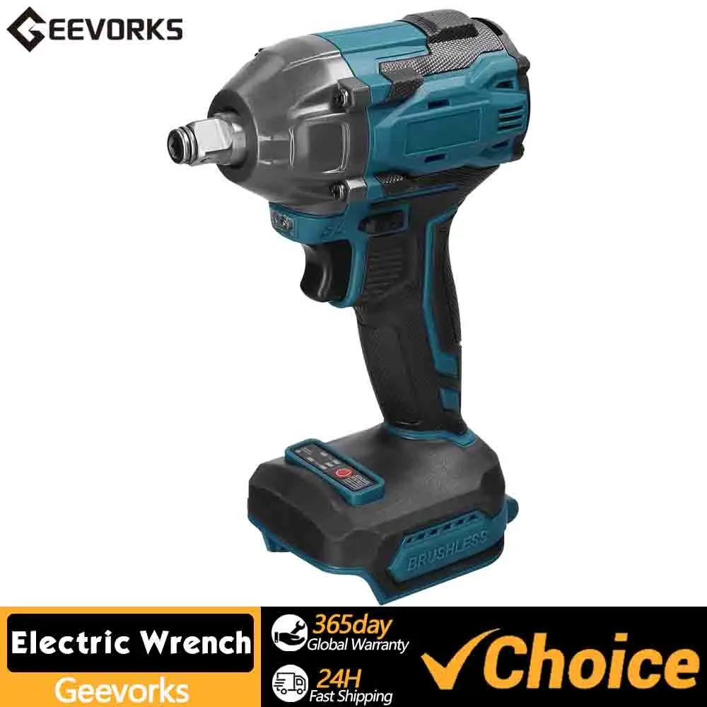 21V Electric Wrench Brushless Motor High Torque Power Tools with Forward and Reverse Rotation Ways Switching Household Drill