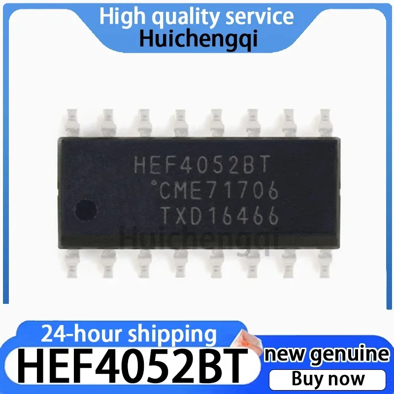 10PCS HEF4052BT, 653 SOIC-16 Dual Channel 4-channel Analog Multiplexer Chip