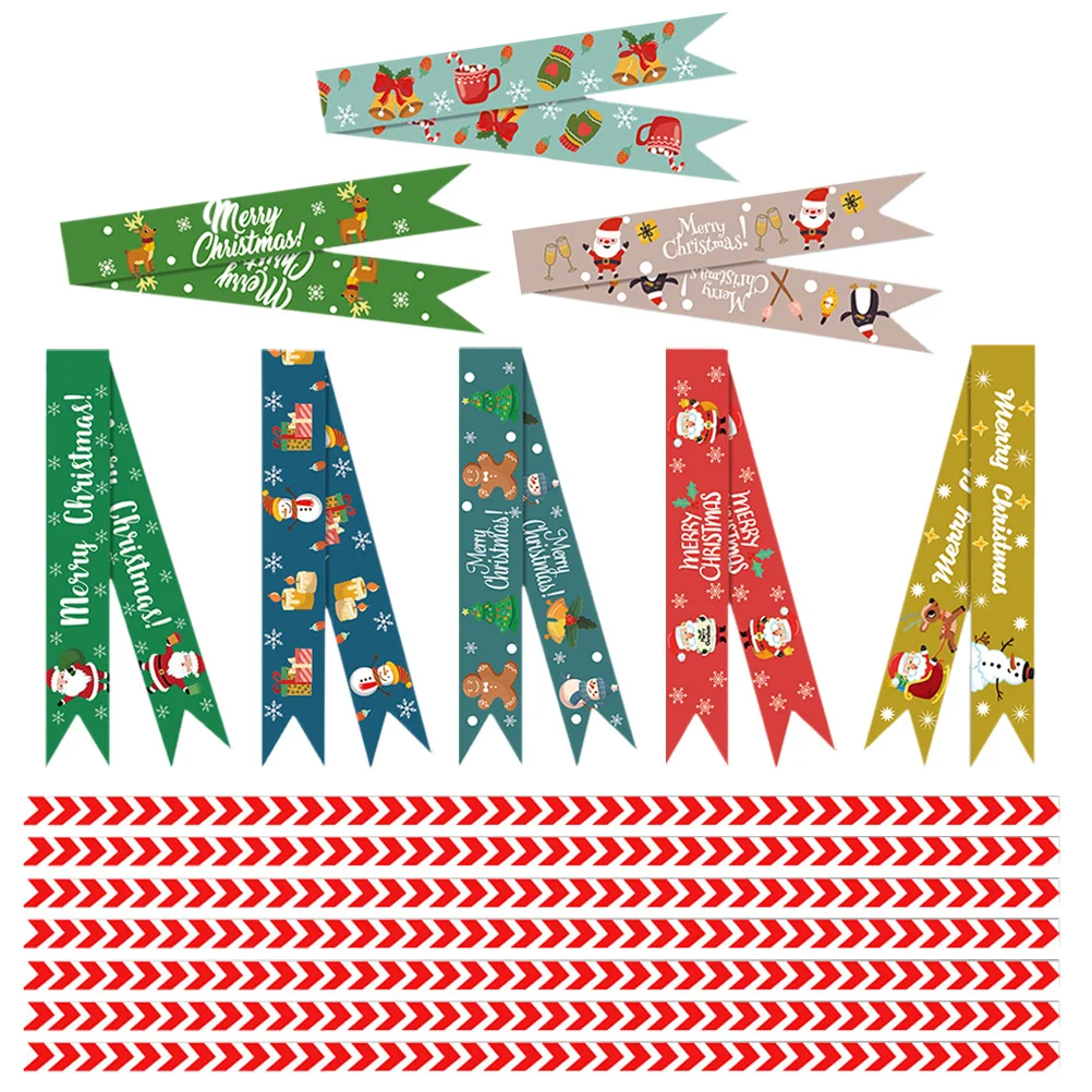 

1Set Christmas Straw Sticker Decorative Xmas Themed Party Straw Stickers Adhesive Decal DIY Christmas -Function
