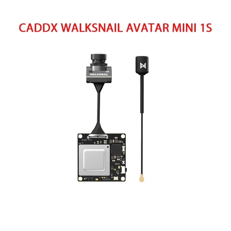 SmCpWalksnail Avatar Mini 1S 6.8g Ultralight HD Digital VTX 1080P 60fps 22ms Low Latency 500mW Power For 75mm Whoop