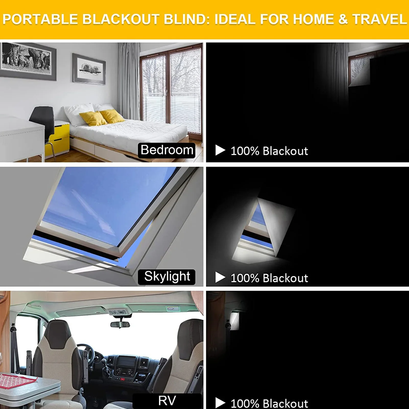 Removable Window Blackout Fabric Cloth Light Blocking Sunshade Curtain Black Blackout Glass Privacy Window Tint Sticker
