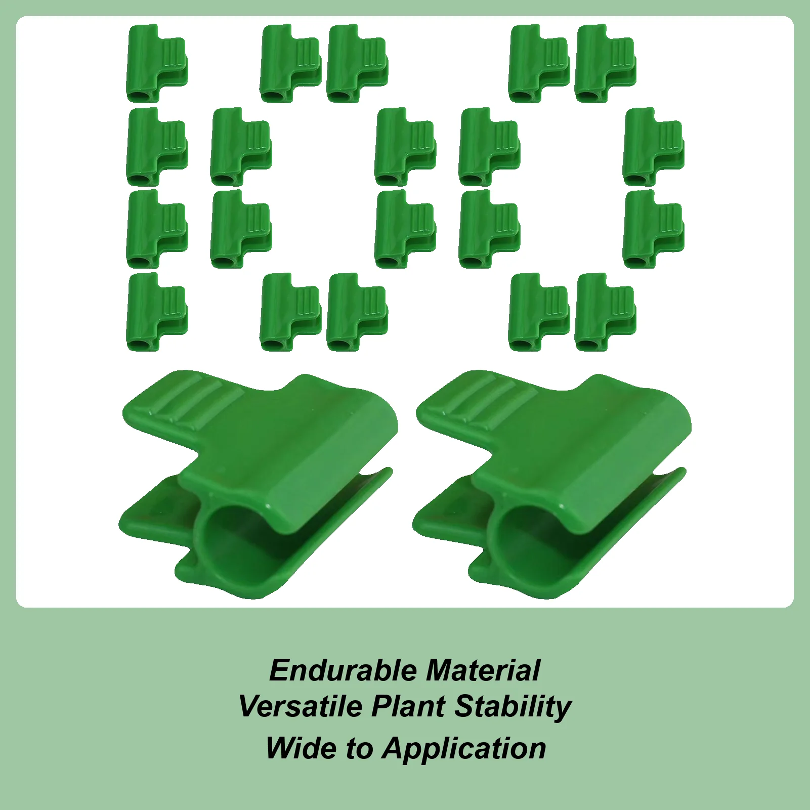

Зажимы для теплицы, 100 шт., зажимы для теплицы, зажимы для садового туннеля, зеленые зажимы, опора для садовых растений, инструменты для посадки