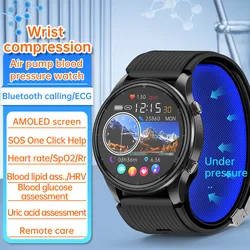 Medical Device P700 Air Pump Accurate Blood Pressure Monitor ECG Smart Watch Body Temperature Heart Rate Healthcare Smartwatch