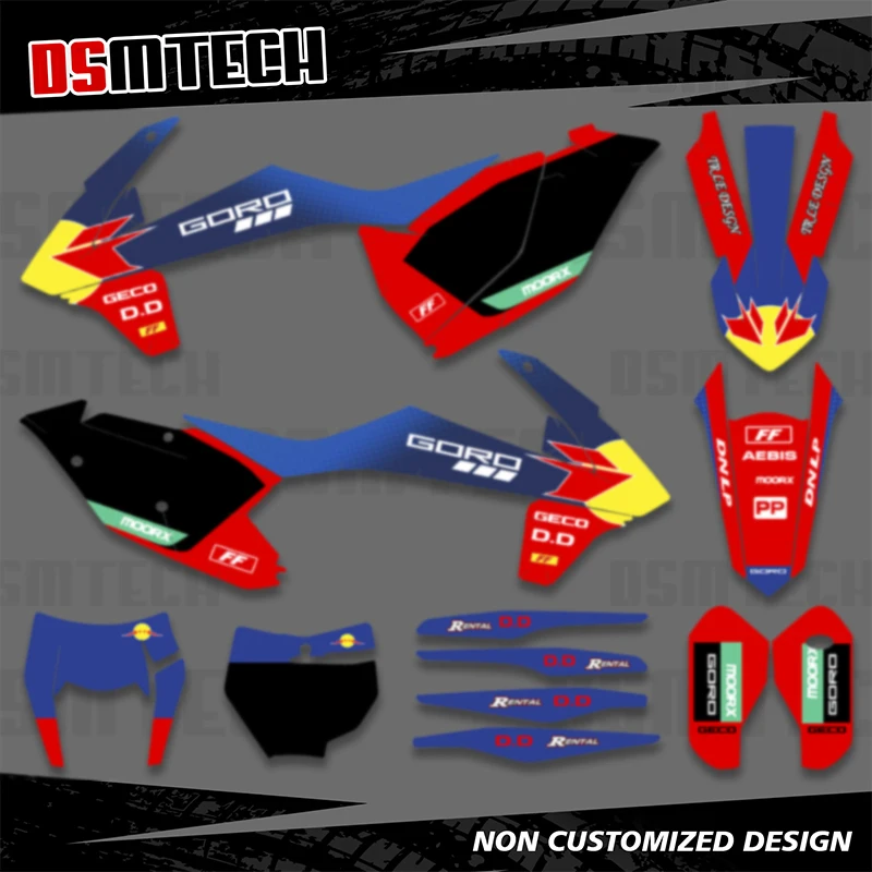 DSMTECH for KTM EXC EXCF XCW 2017 2018 2019 125 250 300 350 450 SX SXF 2016 2017 2018 Graphics Backgrounds Stickers Kit Decal