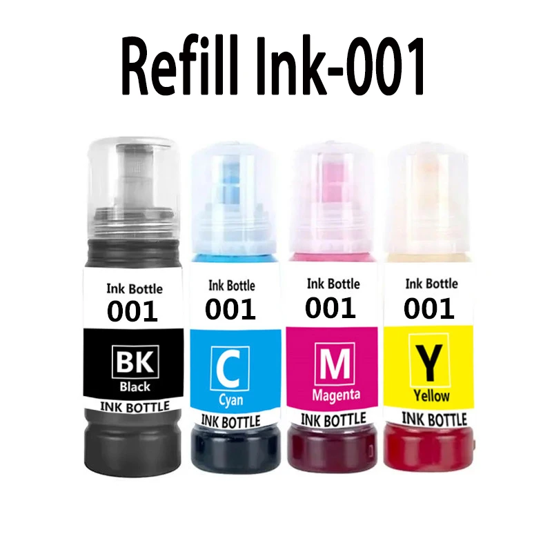 001 Refill Ink For Epson 001 Dye Ink L4150 L4156 L4160 L4266 L6160 L6170 L6190 L6191 L6260 L6270 L6290 L6291 L14150 Printer Ink