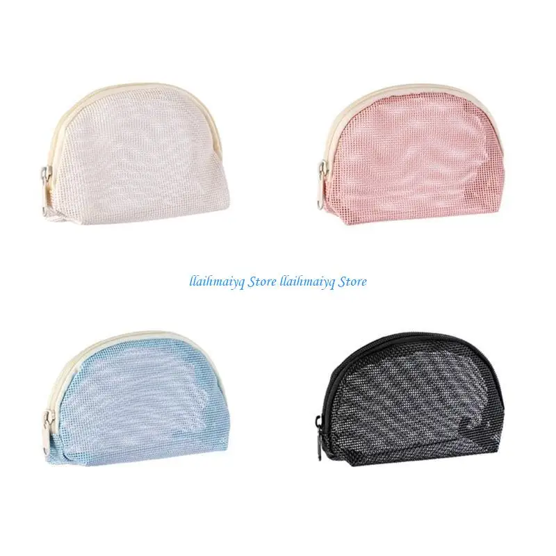 

573B 3Pcs Compact Shower Makeup Bags Zippers Cosmetic For Gym And Swimming