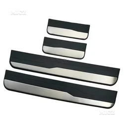 For Honda JAZZ FIT 2014-2019 Car Styling Door Sill Plate Auto Pedals Protector Cover 4PCS