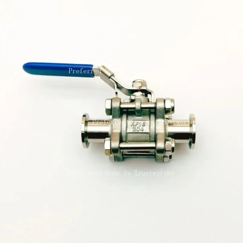 Suitable for KF16, KF25, KF40, KF50 High Vacuum Manual Ball Valve SUS304 Stainless Steel KF Vacuum Ball Valve