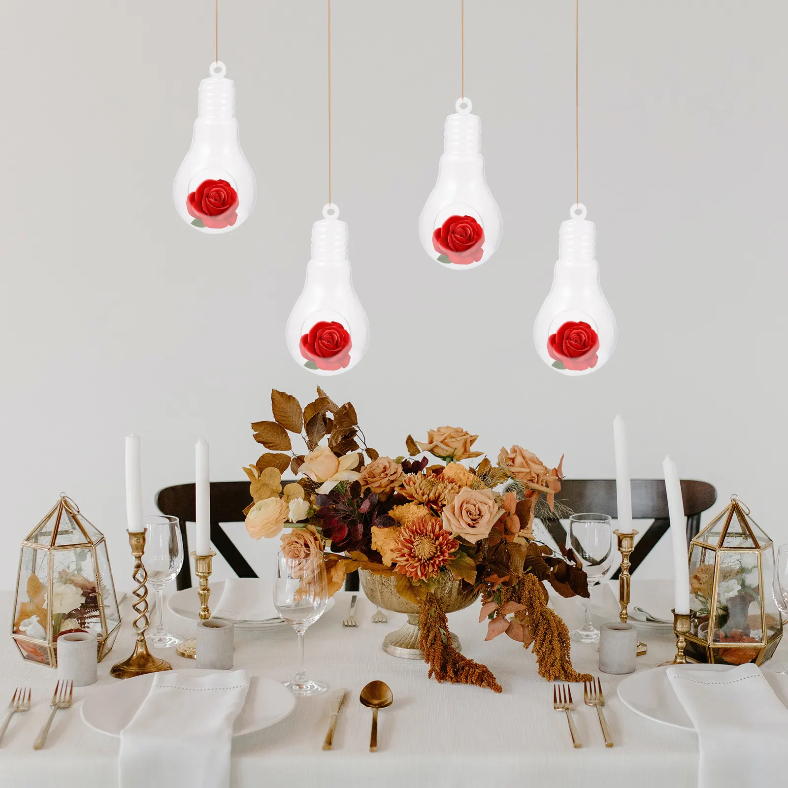 12Pcs LED Electronic Ball Christmas Hollow Pendant Decor for Tree Xmas Ornament Hanging Party Decoration Home Office Cafe