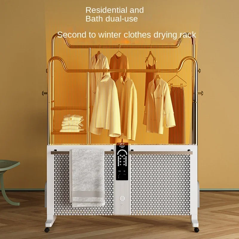 Графеновый удобный обогреватель, большая площадь обогрева, плинтус, электрический обогреватель с переменной частотой, энергосберегающий, для спальни, электрический обогреватель